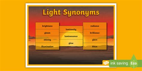 synonyms of light